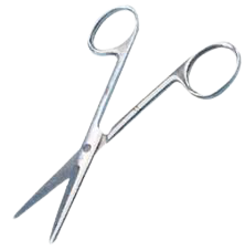 EN 2422-11:Ciseaux iridectomie,   (droite)11.5cm