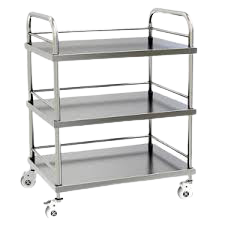 Chariot de soins infirmiers à l'hôpital 60x40x86