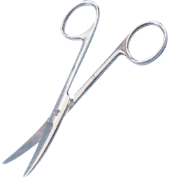 EN 1251-14:Ciseaux de Mayo,  (courbe)14cm